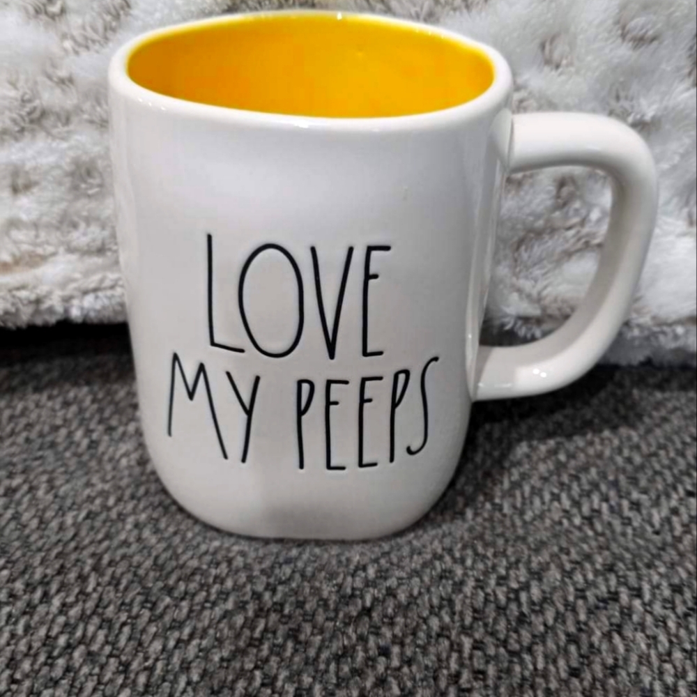 Rae Dunn "I Love My Peeps" Mug